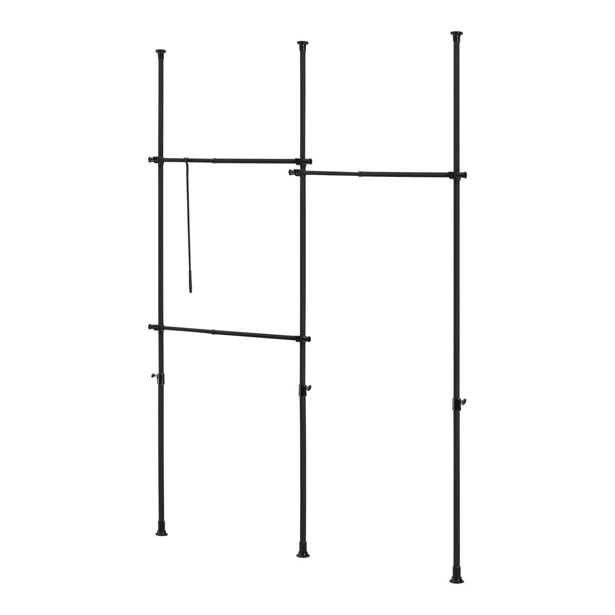 Perchero burro ropa telescópico Kemi Ajustable  3 x ganchos