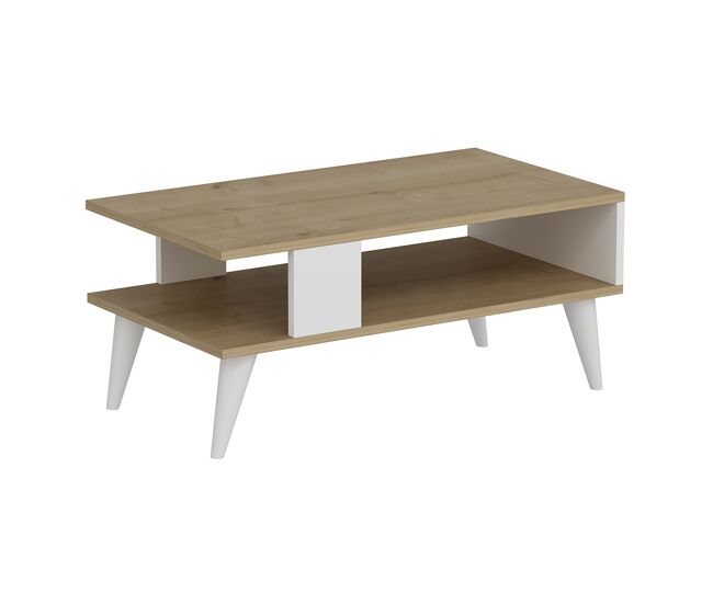 Mesa de centro Lycksele aglomerado 90x45