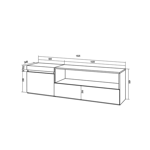 Móvel de TV, Muito espaço de arrumação, 150x35x45cm, Para televisores até 65, Suspensos, Estilo moderno, Cimento Móvel de TV, Muito espaço de arrumação, 150x35x45cm, Para televisores até 65, Suspensos, Estilo moderno, Cimento
