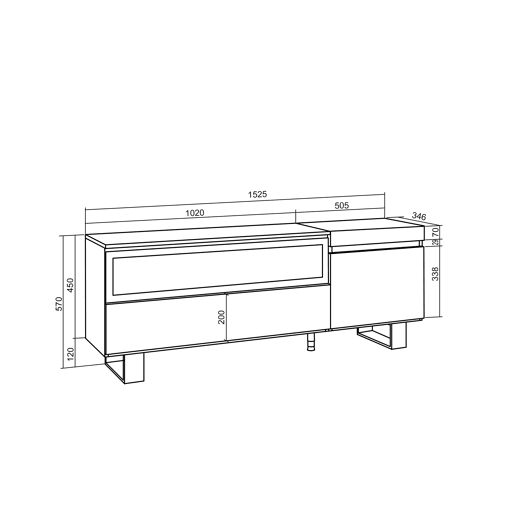 Móvel de TV, Muito espaço de arrumação, 150x35x57cm, Para televisores até 65, Lareira eléctrica, Design industrial, Estilo moderno, Branco e preto Móvel de TV, Muito espaço de arrumação, 150x35x57cm, Para televisores até 65, Lareira eléctrica, Design industrial, Estilo moderno, Branco e preto