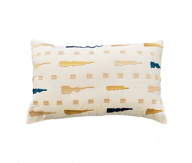 Funda de cojín de algodón sambu 30x50 natural