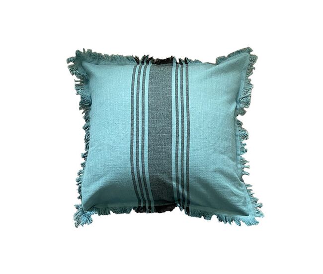 Funda de cojín de algodón kila 45x45 azul