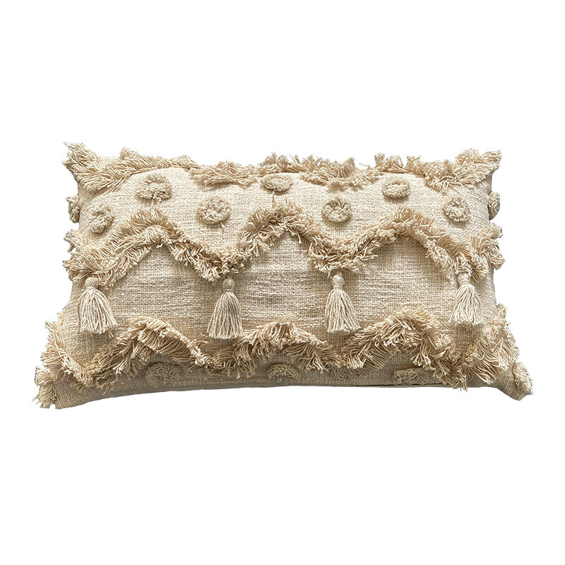 Funda de cojín de algodón imapa 30x50 natural
