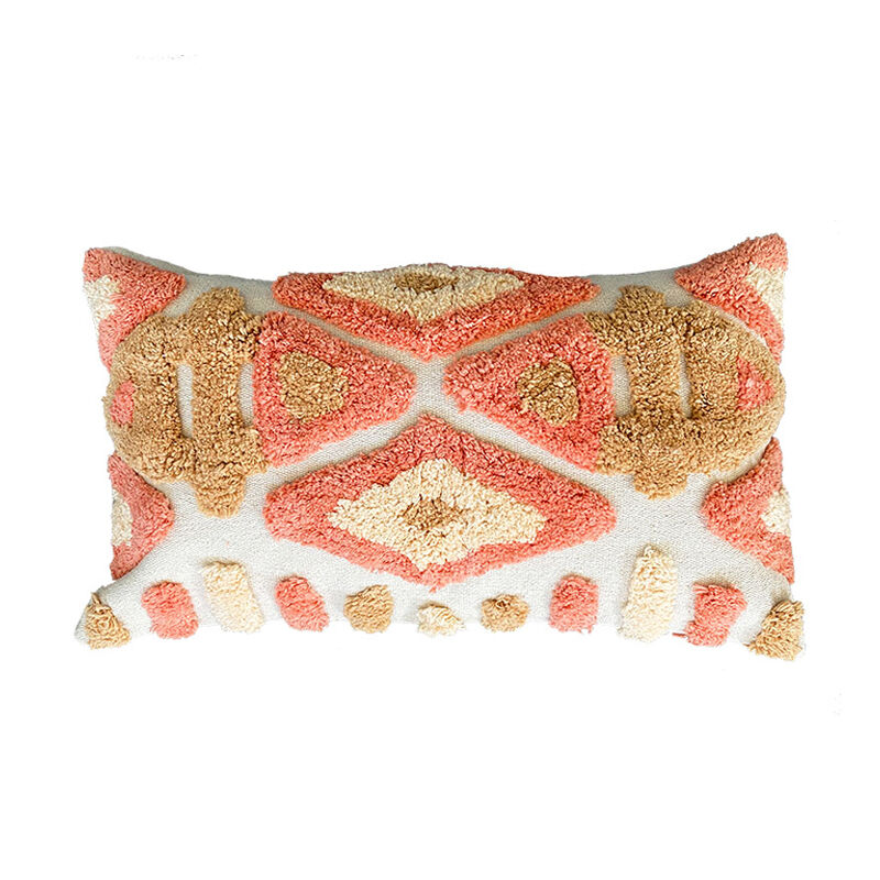 Funda de cojín de algodón aditia 30x50 multicolor