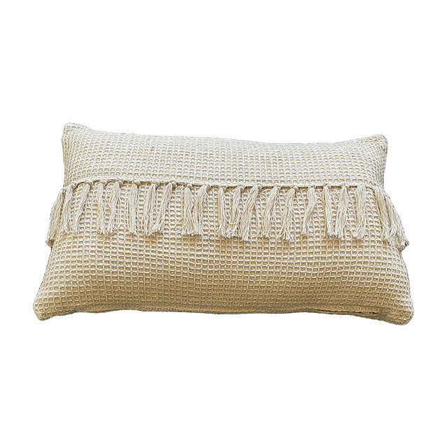 Funda de cojín de algodón tawa 30x50 natural