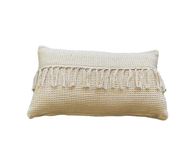 Funda de cojín de algodón tawa 30x50 natural