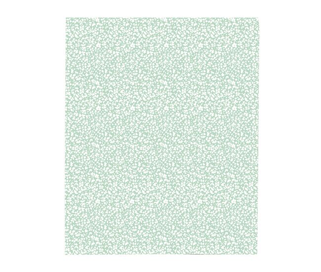 Funda nórdica reversible de 50% poliéster - 50% algodón. con estampación de flores. menta 280x240cm