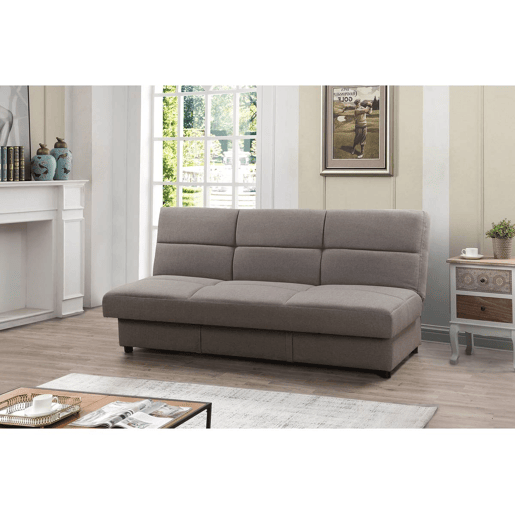 Sofá Enzo Clic-Clac - 185 x 84 x 85 cm - 3 lugares - Cinza