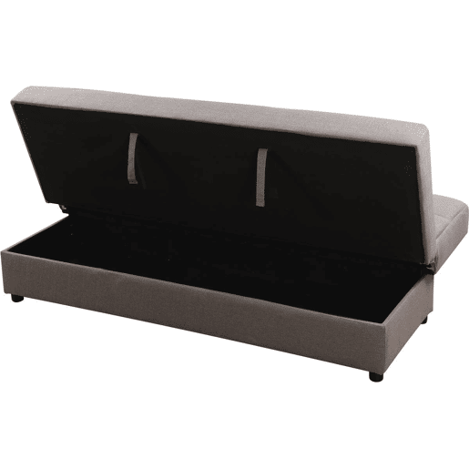 Sofá Enzo Clic-Clac - 185 x 84 x 85 cm - 3 lugares - Cinza