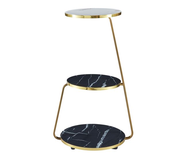 Mesa auxiliar Sipoo metal/aglomerado 46x37