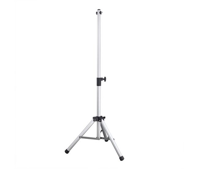 Tripode estufa aluminio color cromo serie austral 69cm