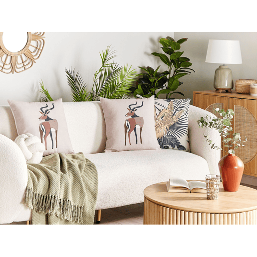 Beliani Almofada decorativa ABAL Beliani Almofada decorativa ABAL