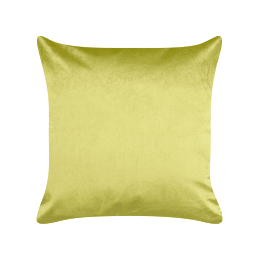 Conjunto de 2 almofadas decorativas DELICIOSA Veludo 45 x 45 cm Verde claro Padrão de plantas