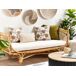 Beliani Cojín decorativo TUBEROSE Beliani Cojín decorativo TUBEROSE Blanco/ Beige
