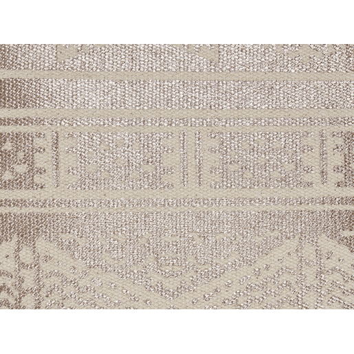 Almofada decorativa OUJDA Algodão 50 x 50 cm Rosa-dourado Padrão geométrico