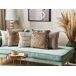 Beliani Cojín decorativo DAFFODIL 45x45 Beliani Cojín decorativo DAFFODIL 45x45 Marrón