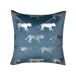 Beliani Cojín decorativo BLUEBELL 45x45 Beliani Cojín decorativo BLUEBELL 45x45 Azul