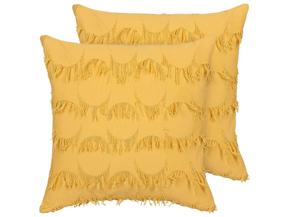 Beliani Cojín decorativo AGASTACHE 45x45