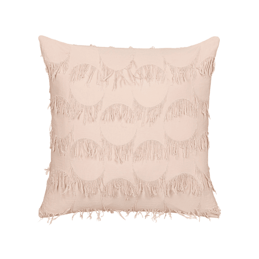 Conjunto de 2 almofadas decorativas AGASTACHE 45 x 45 cm Rosa Padrão geométrico