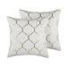Beliani Cojín decorativo ALYSSUM 45x45 Beliani Cojín decorativo ALYSSUM 45x45 Blanco/ Beige