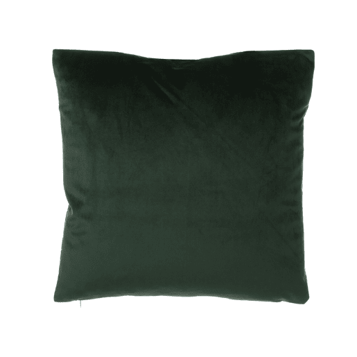 Conjunto de 2 almofadas decorativas CELOSIA Veludo 45 x 45 cm Verde escuro Padrão geométrico