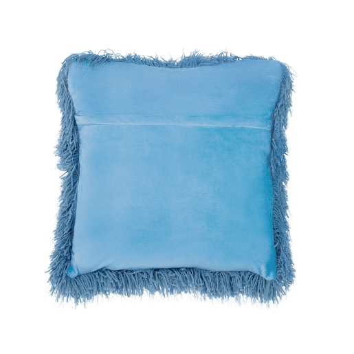 Conjunto de 2 almofadas decorativas CIDE 45 x 45 cm Azul Sólido
