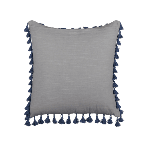 Conjunto de 2 almofadas decorativas CARPINUS Linho 45 x 45 cm Cinzento Sólido