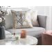 Beliani Cojín decorativo CASSIA 45x45 Beliani Cojín decorativo CASSIA 45x45 Gris