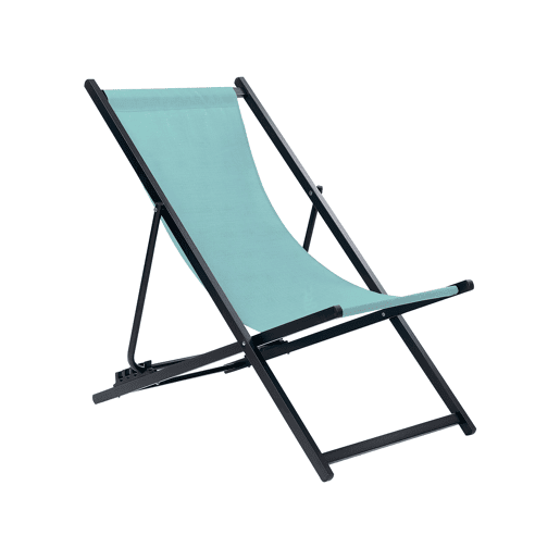 Cadeira de praia dobrável LOCRI II Metal Turquesa