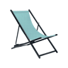 Cadeira de praia dobrável LOCRI II Metal Turquesa