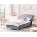 Beliani Cama con almacenaje Terciopelo METZ 126x217 Beliani Cama con almacenaje Terciopelo METZ 126x217 Beige