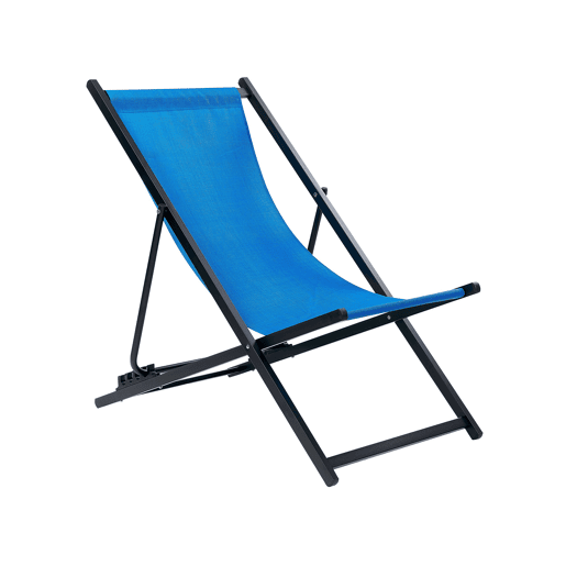 Cadeira de praia dobrável LOCRI II Metal Azul