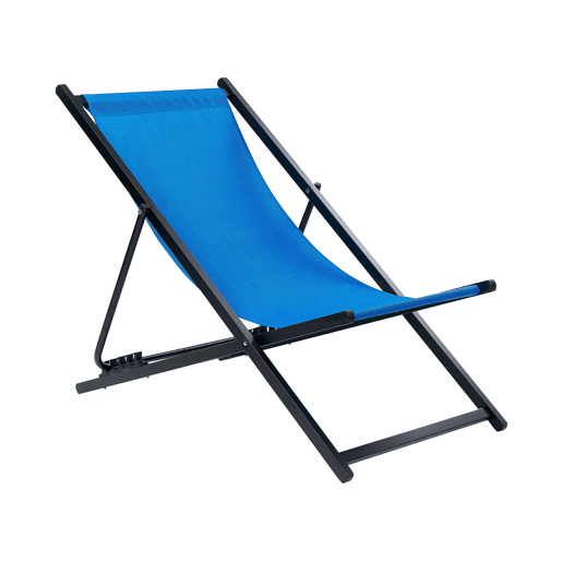 Cadeira de praia dobrável LOCRI II Metal Azul