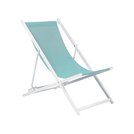Cadeira de praia dobrável LOCRI II Metal Turquesa