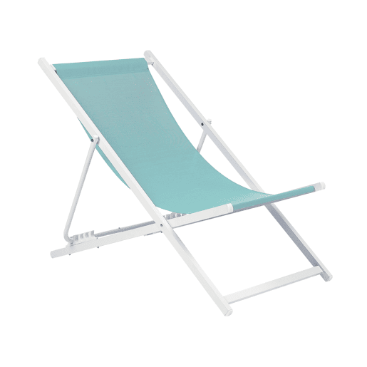 Cadeira de praia dobrável LOCRI II Metal Turquesa