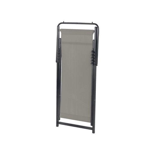 Cadeira de praia dobrável LOCRI II Metal Cinzento
