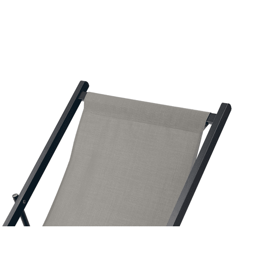 Cadeira de praia dobrável LOCRI II Metal Cinzento