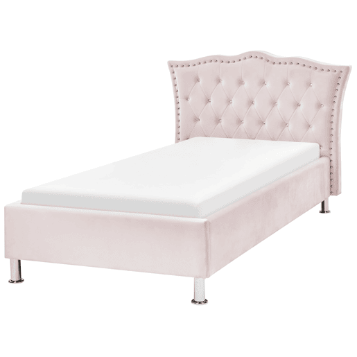Beliani Cama Veludo METZ