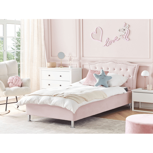 Beliani Cama Veludo METZ