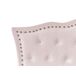 Beliani Cama Terciopelo METZ 126x217 Beliani Cama Terciopelo METZ 126x217 Rosa Talco