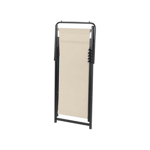 Cadeira de praia dobrável LOCRI II Metal Creme