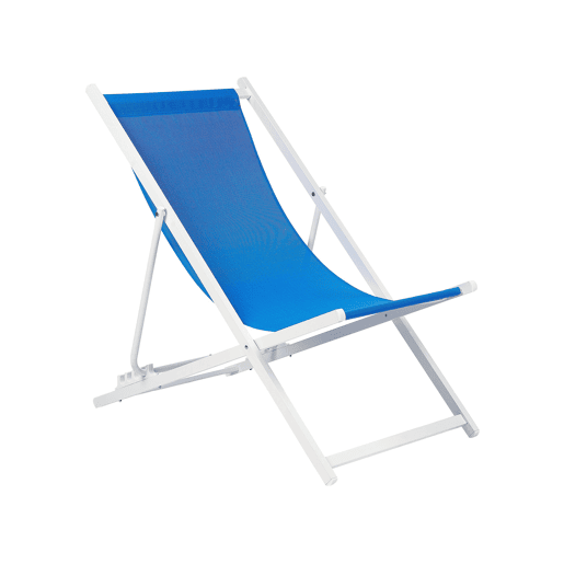 Cadeira de praia dobrável LOCRI II Metal Azul