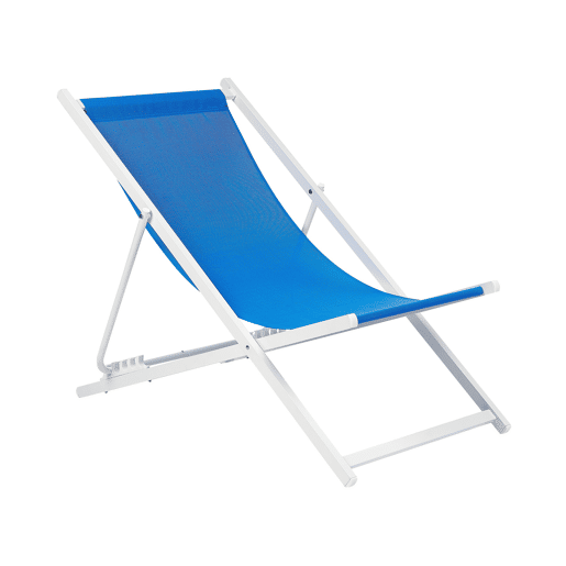 Cadeira de praia dobrável LOCRI II Metal Azul