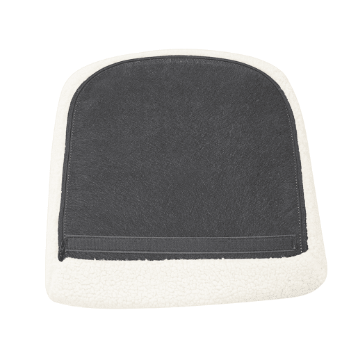 Poltrona de Baloiço ANASET Bouclé Creme claro