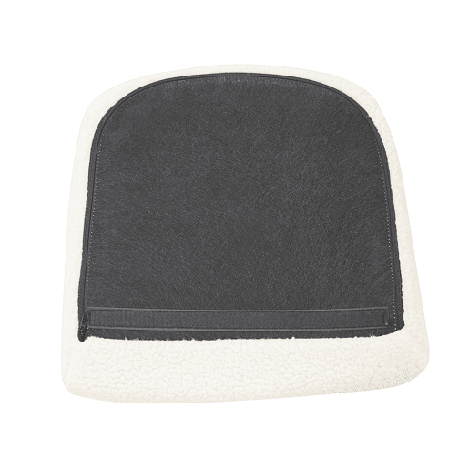 Poltrona de Baloiço ANASET Bouclé Branco
