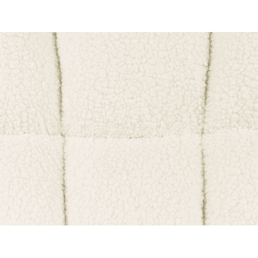 Poltrona de Baloiço OULU Bouclé Branco