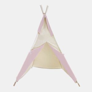 Teepee de algodão infantil BOBBLE bege-pink