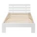 Cama Simple con Somier colchón Capacidad máx 150kg pino 124x204 Cama Simple con Somier colchón Capacidad máx 150kg pino 124x204 Blanco/ Beige