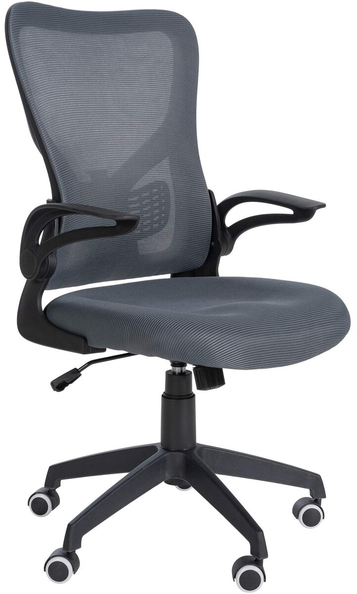 Silla de oficina hudson tela gris 61x54x99 cm