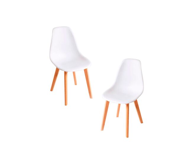 Pack 2 sillas kelen - blanco